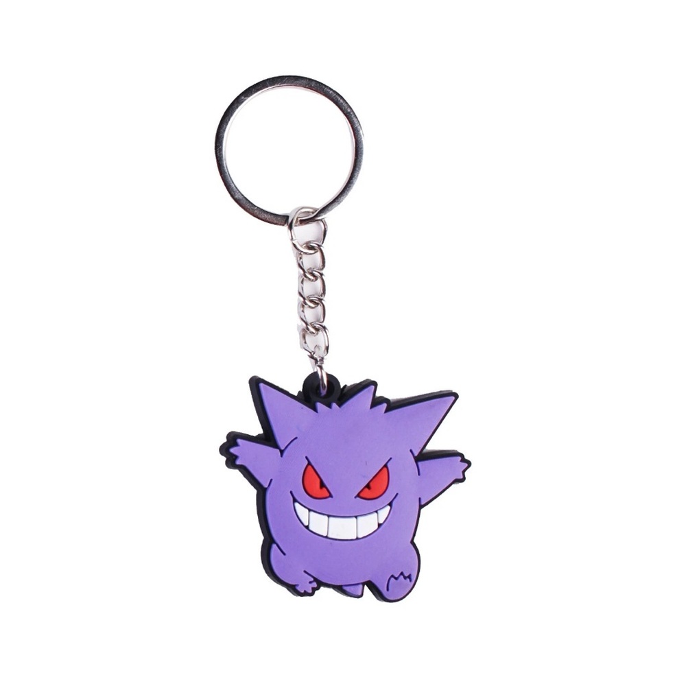 Gengar Pokemon Rubber Keychain